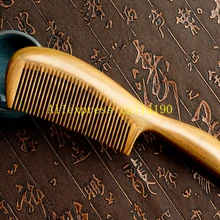 50 шт/лот 20 см с длинной ручкой зеленый сандаловое дерево расчески для волос Макияж Кисть-карандаш Tangle Tease быстрый выпрямитель Brosse