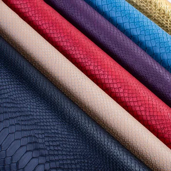 

50cm*138cm PVC Snake Leather Fabric Synthetic Leather For DIY Handmade Sew Clothes Accessories Supplies