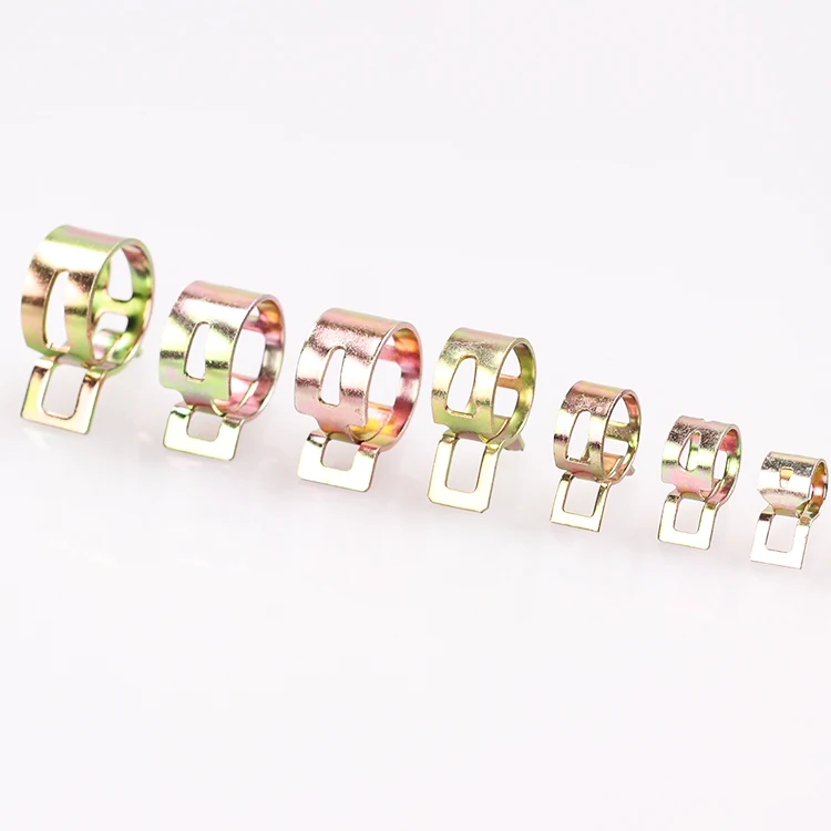 

100Pcs 4-25mm for choose Fuel Spring Clip Vacuum Silicon Hose Clamp Autos Autos Spring Clip Fuel Oil Water Hose Pipe Tube Clamp