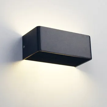 

Modern LED Aluminum Lamp Bedside Wall Lamp Room Bedroom Mirror Light Creative Aisle Lamp Room Art Decor