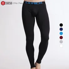 2 шт./упак. ciokicx Для мужчин классический хлопок Термальность нижнее белье подштанники трусы леггинсы 6 цветов