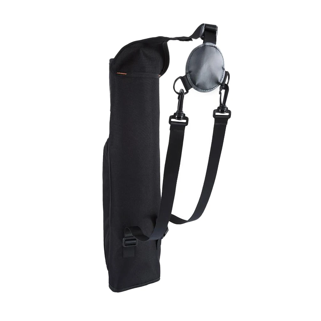 Black Large Capacity Back Archery Quiver Arrow Holder Belt Bag Outdoor Bow Arrowfor Recurve Practice Hunting Accessories Storage