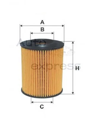 Масляный фильтр двигателя Eustein для BMW F20 F21 F30 F31 1 серия и 3 серии 11427635557 HU7003x OX 825D