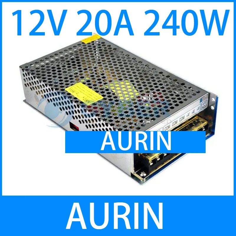 

Big Discount! 240W 20A Switching Power Supply For LED Strip light,220V/110V AC input,12V output