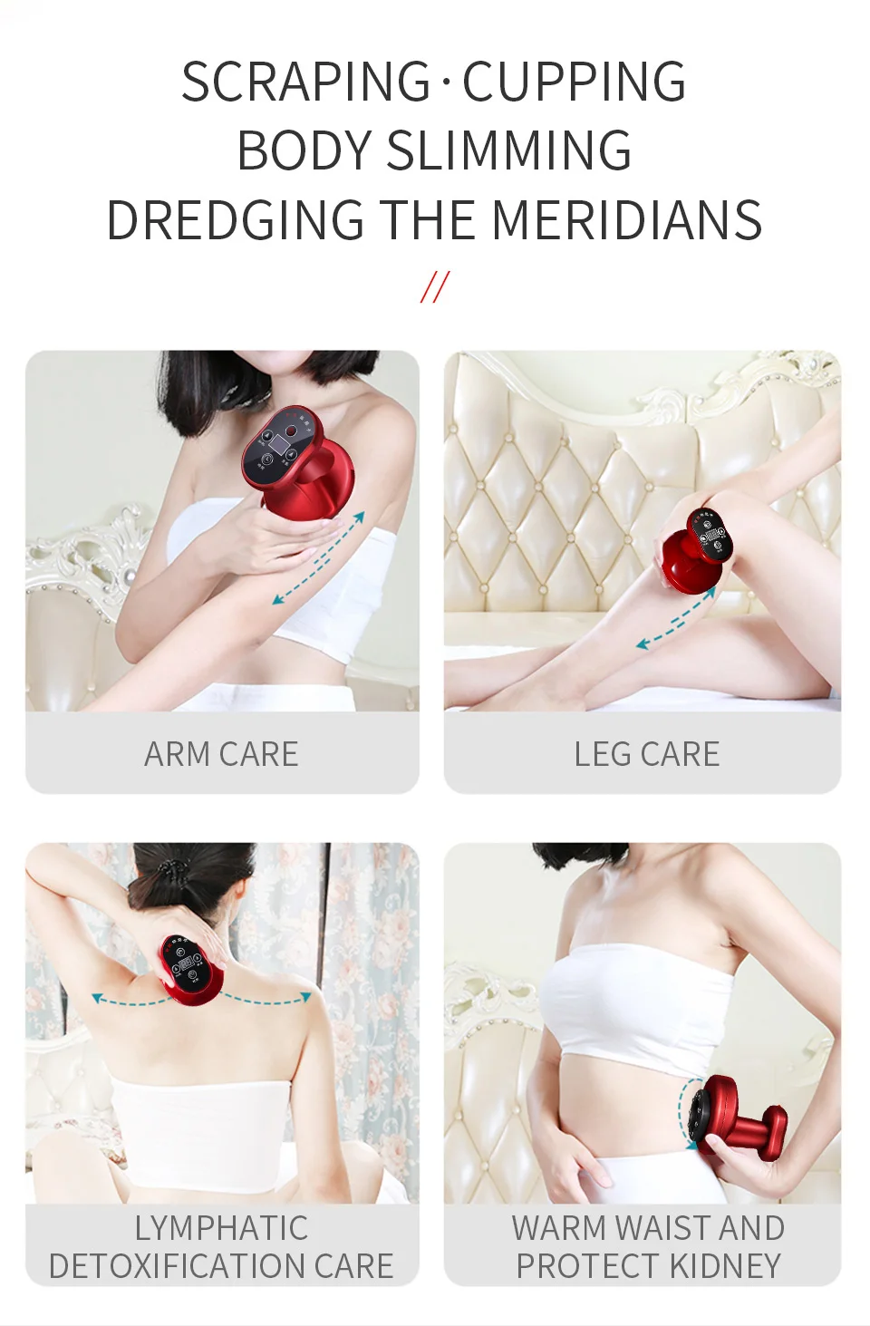 Vacuum Guasha Massage Handheld Full Body HeatMagnetic Therapy Chinese Cupping Portable Weight Loss Gift to Lover health11