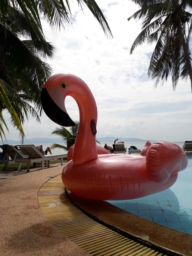60 дюйм(ов) гигантский надувной розовое золото Фламинго Лебедь Ride-on бассейн игрушка плавание игра воздушный матрас Большой Плавающий остров