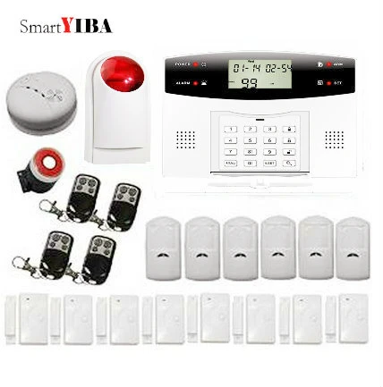 Sistema de Alarme Residencial sem Fio de Gravação de Mensagem Sms de Alerta de Alarme para Home Smartyiba Automática Security Cartão Sim Gprs Gsm 2g 24 Segurança e Proteção