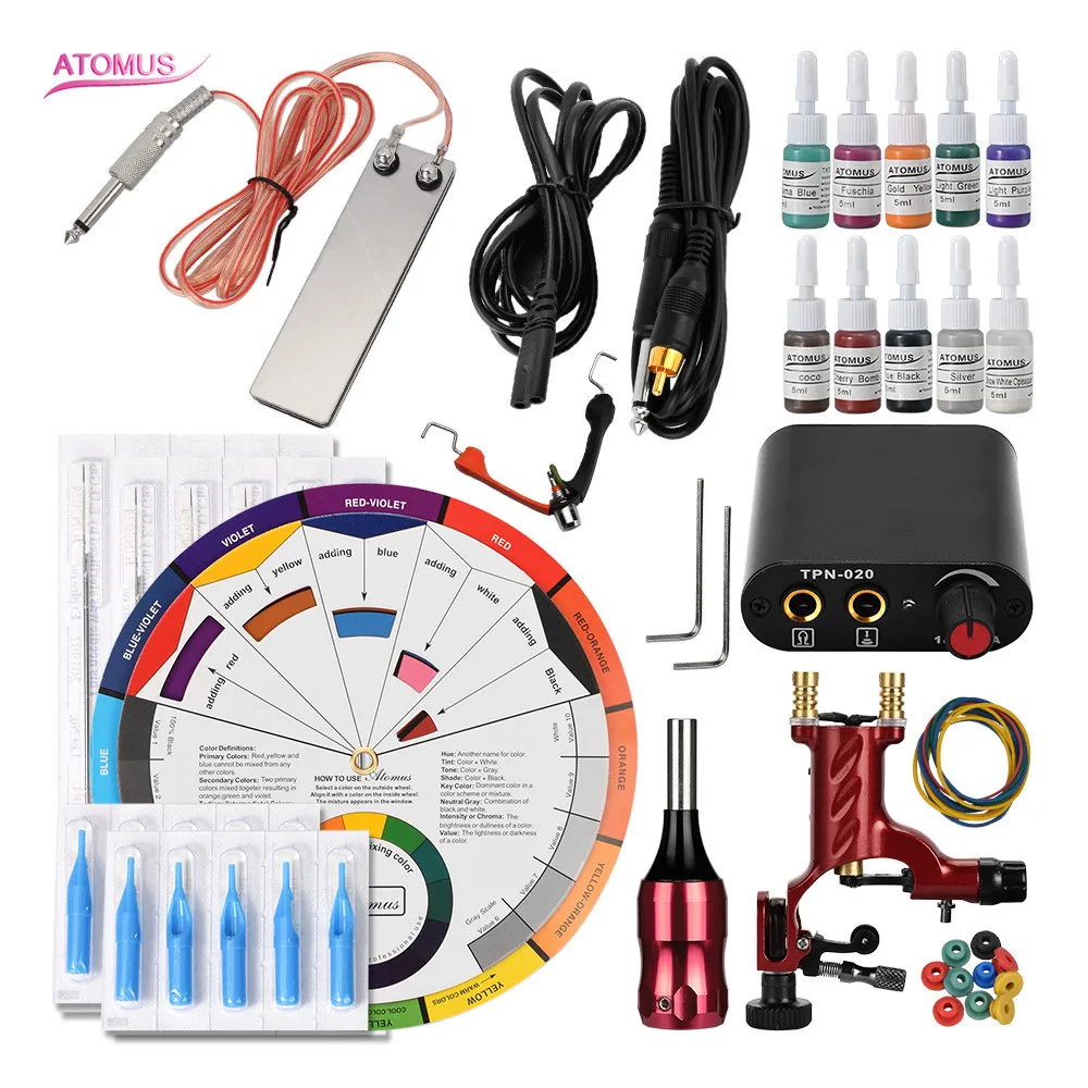 

Rotary Tattoo Machine Tatto Complet Professionnelle Tatuar Rotary Tattoo Machine Kit Tatto Set Rotatory Starter Professional De