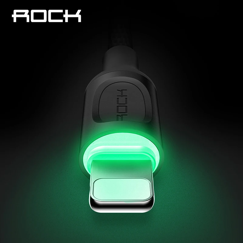 ROCK Авто разъединение USB кабель для iPhone зарядное устройство 2.1A синхронизации