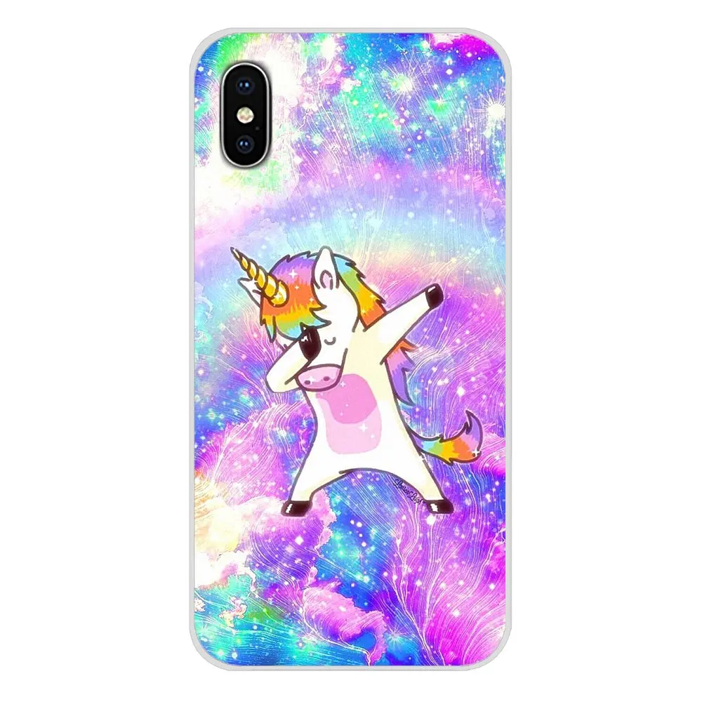 Единорог пила облака Радуга для Samsung Galaxy J1 J2 J3 J4 J5 J6 J7 J8 Plus 2018 Prime 2015 2016 2017 прозрачный