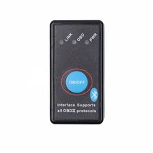 2016 Newest A++ quality Super Mini ELM327 Bluetooth V1.5 ELM 327 OBD2 OBDII CAN-BUS Diagnostic Scanner TooL With Power Switch
