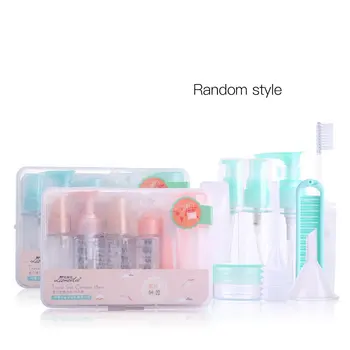 

15PCS/Set Mini Portable Flight Travel Size Bottle Pack Liquid Containers Shampoo Cream Cosmetics Refillable Bottles