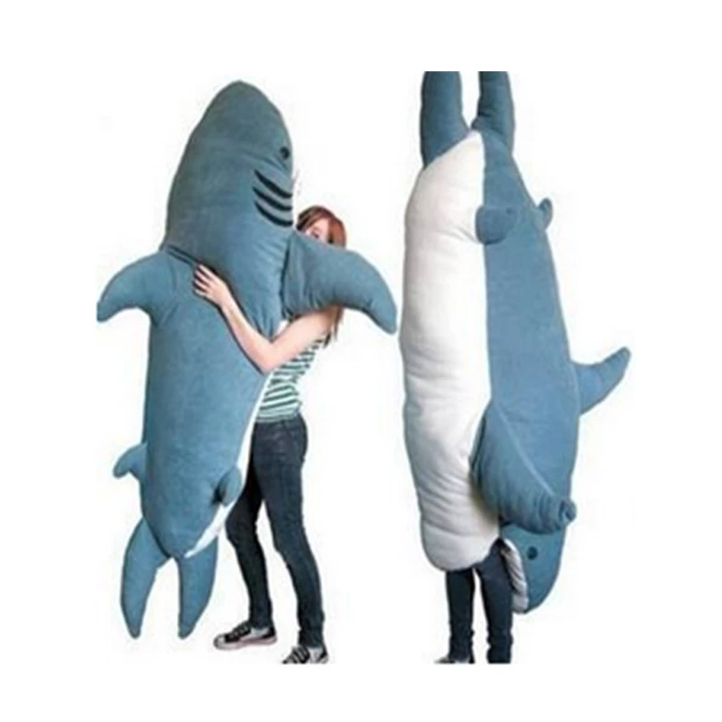 Fancytrader ポップ巨大なサメぬいぐるみ寝袋私をかむサメ畳ソファベッド Giant Shark Plush Giant Plush Bedgiant Bed Aliexpress