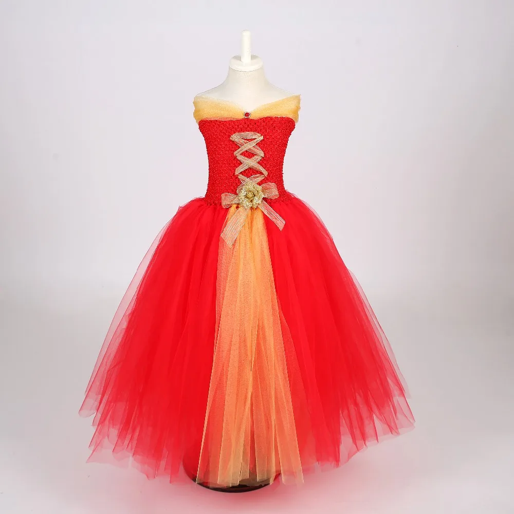 

Christmas dress vestido infantil 2018 kids clothes red long princess party wedding dress kids dresses for girls