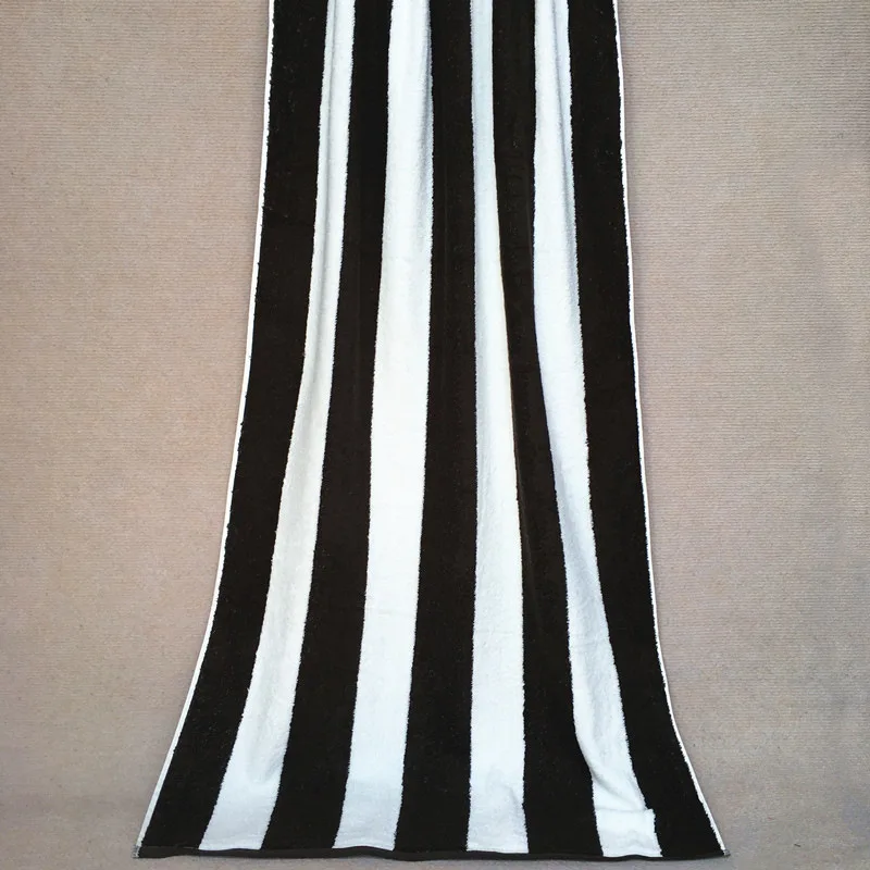 

High quality terry 100% cotton bath towel 70*140cm serviette de bain adulte large striped men beach towel wholesale free ship