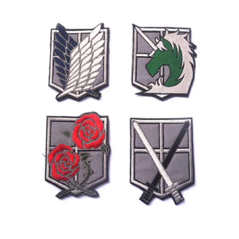 attack on titan patch set