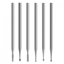 6 шт./лот Серебряный вольфрамовый стальной гравировальный нож с пластиковой коробкой для резьбы по дереву/оливковое ядро/плод Lvory