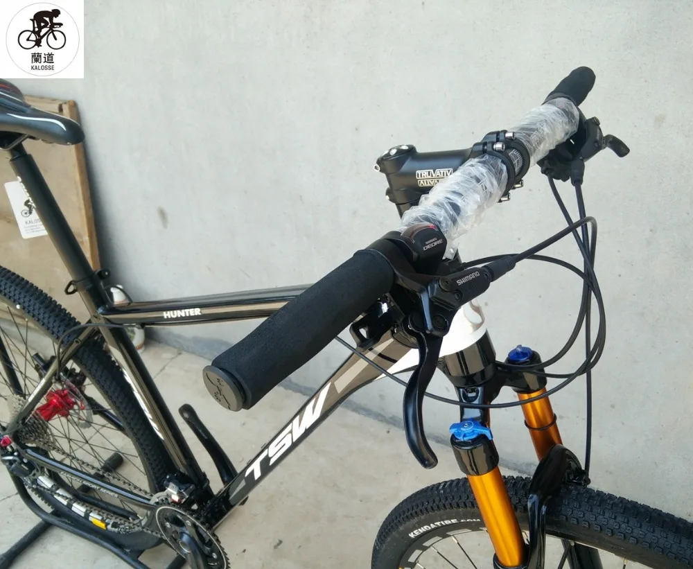 Cheap Kalosse  Hydraulic brakes  mountain bike   Air front fork  tyre dirt bike   29*19 inch    24/27/30speed  mountain bicycle 10