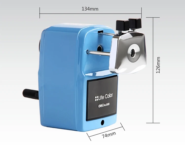 Горячая полностью металлическая оболочка машинка для заточки карандашей ручная Механическая точилка для карандашей студент, школа, офис канцелярские принадлежности