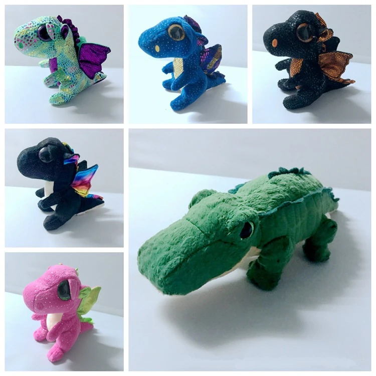 Ty Beanie Boos 6" 15 17cm Spike Saffire Darla Anora Cinder Dragon