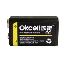 JRGK 800 мАч micro USB перезаряжаемые OKcell Lipo батарея В 9 В для Вертолет модель микрофон запасная часть для радиоуправляемого вертолета