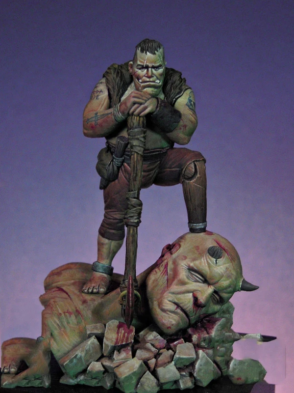 1/32 масштаб Смолы Рисунок ORC 54 мм | Игрушки и хобби