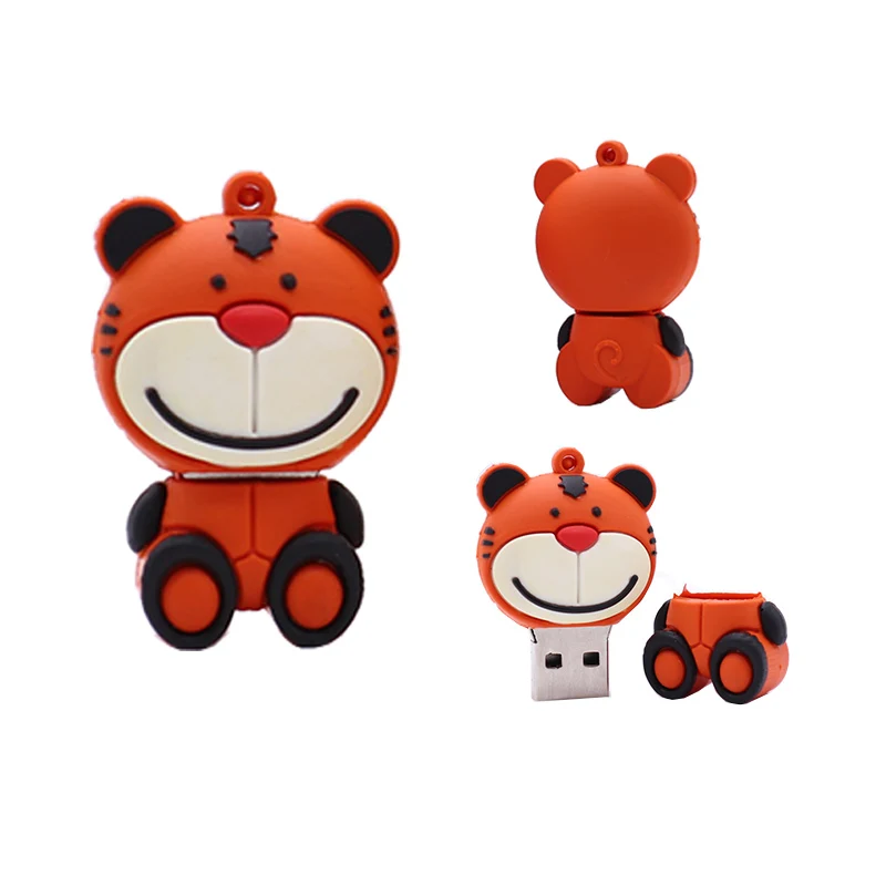 Pendrive cartoon Rabbit/Tiger/Cattle usb flash drive 4GB 8GB 16GB 32GB 64G memory stick u disk creative gift pen drive usb stick Pendrive cartoon Rabbit/Tiger/Cattle usb flash drive 4GB 8GB 16GB 32GB 64G memory stick u disk creative gift pen drive usb stick