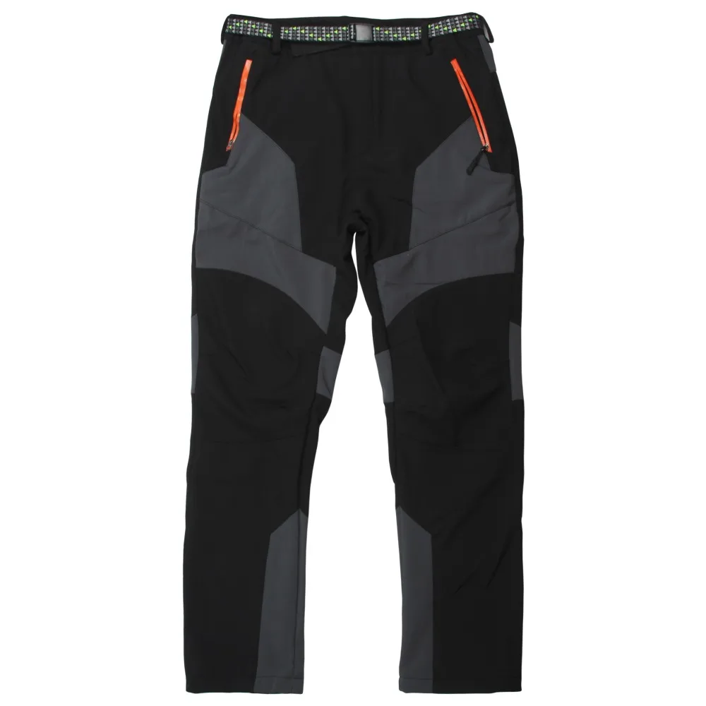 Mens Trekking Pants Softshell Pants Outdoor Waterproof Trousers