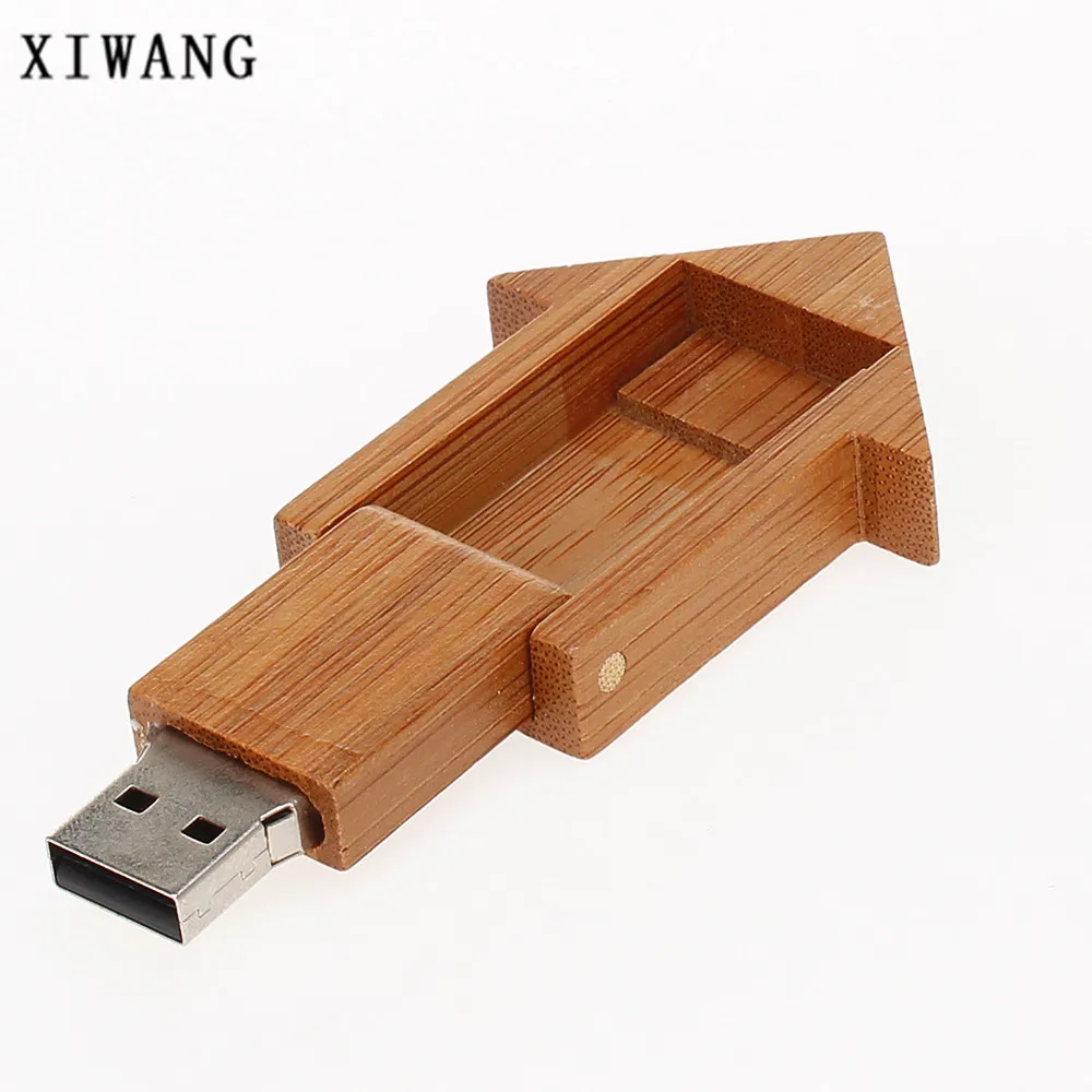 XIWANG 100% реальные ёмкость новый деревянный молоток mini USB flash drive 4 ГБ 8 16 32 64 memory stick флешки U диск свадебный подарок