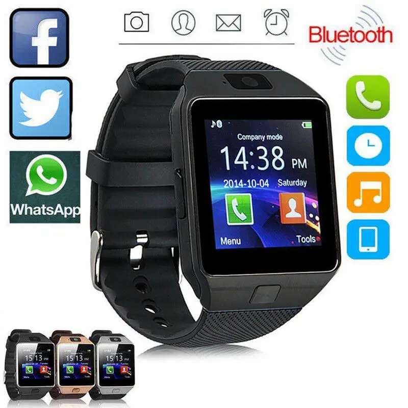 

DZ09 Smart Watch Phone Camera SIM Bluetooth Android Compatible Christmas