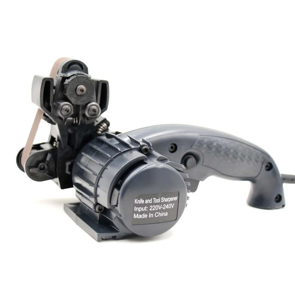 Najtaniej Lihuachen elektryczna ostrzałka do noży kamienna automatyczna szlifierka regulowana do noży kuchennych ostrzałka narzędziowa pasy ścierne za darmo