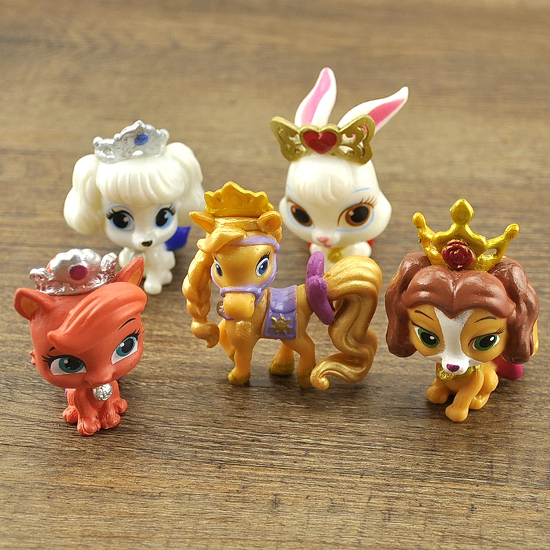 LPS Toy 5Pcs Pet Shop Animals Cats Kids Action Figures PVC LPS Toys for