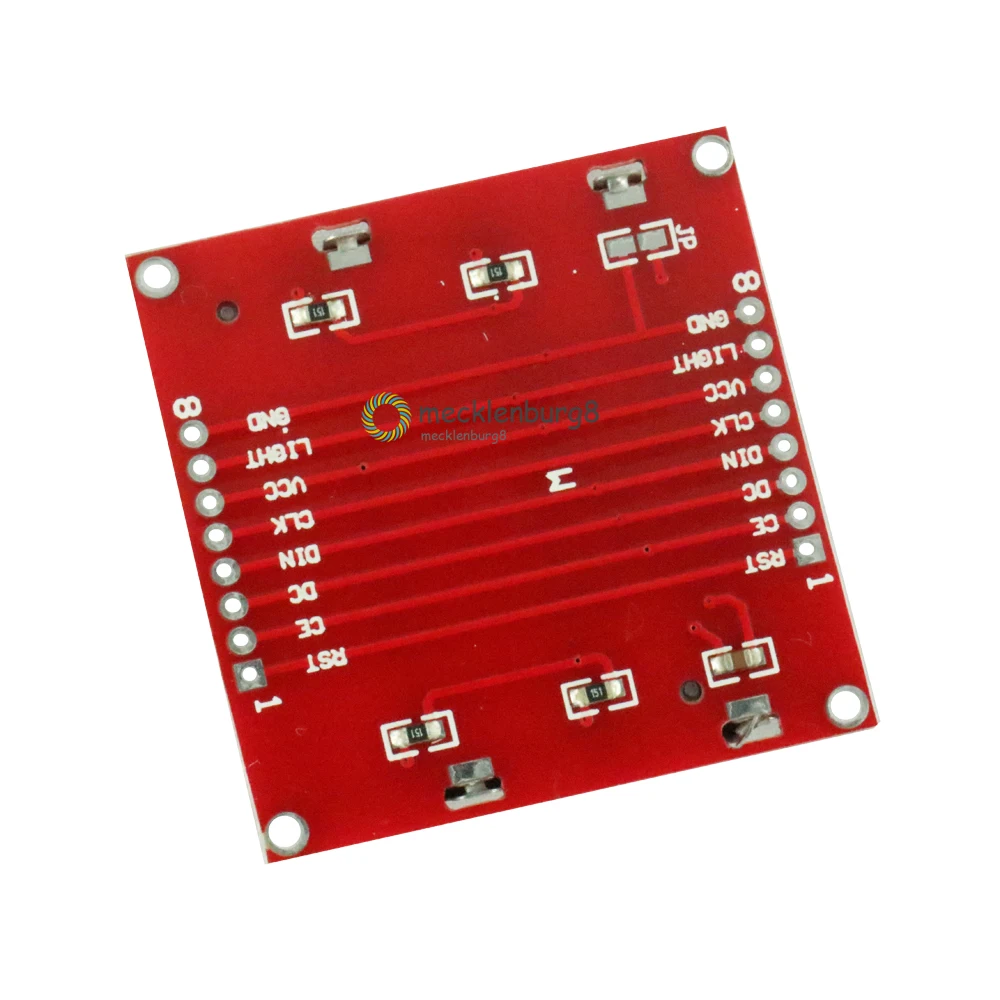 Модуль ЖК дисплея с монитором адаптер для белой подсветки PCB 84*48 84x48 5110 экран