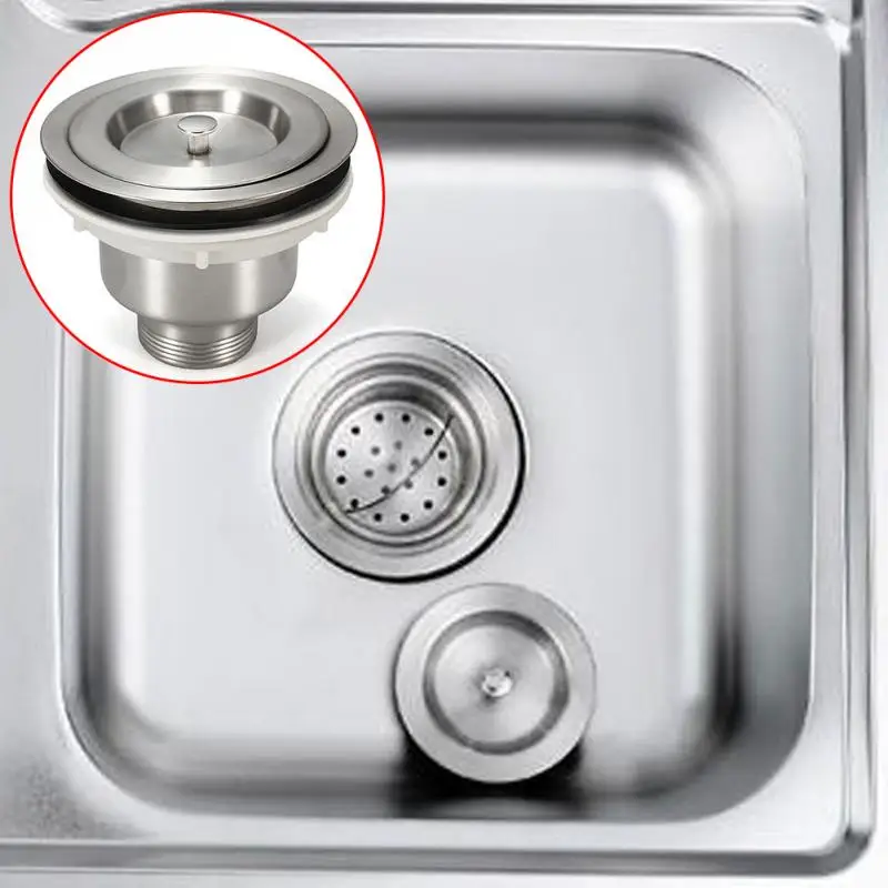 Us 5 45 Modern Style Stainless Steel Practical Kitchen Water Sink Strainer Plug Drain Basket In Kitchen Sinks From Home Improvement On