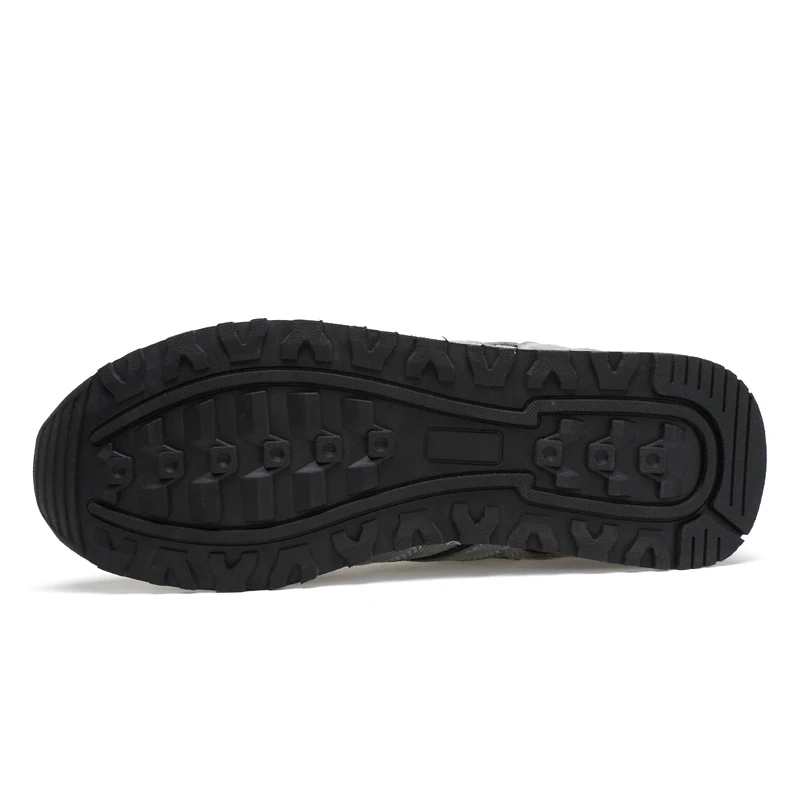 Valstone/мужские осенние кроссовки из натуральной кожи; коллекция года; водонепроницаемые мокасины; нескользящая резиновая прогулочная обувь; удобные мужские кроссовки серого цвета