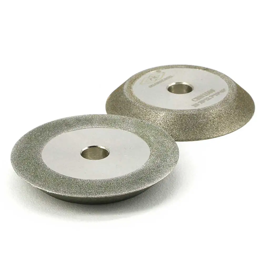 1V1 taper edge Customized CBN grinding wheel grit 200 for steel grinding