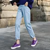 White Jeans for Women High Waist Harem Mom Jeans Autumn 2022 New Plus Size Black Women Jeans Streetwear Denim Pants Beige Blue ► Photo 2/6