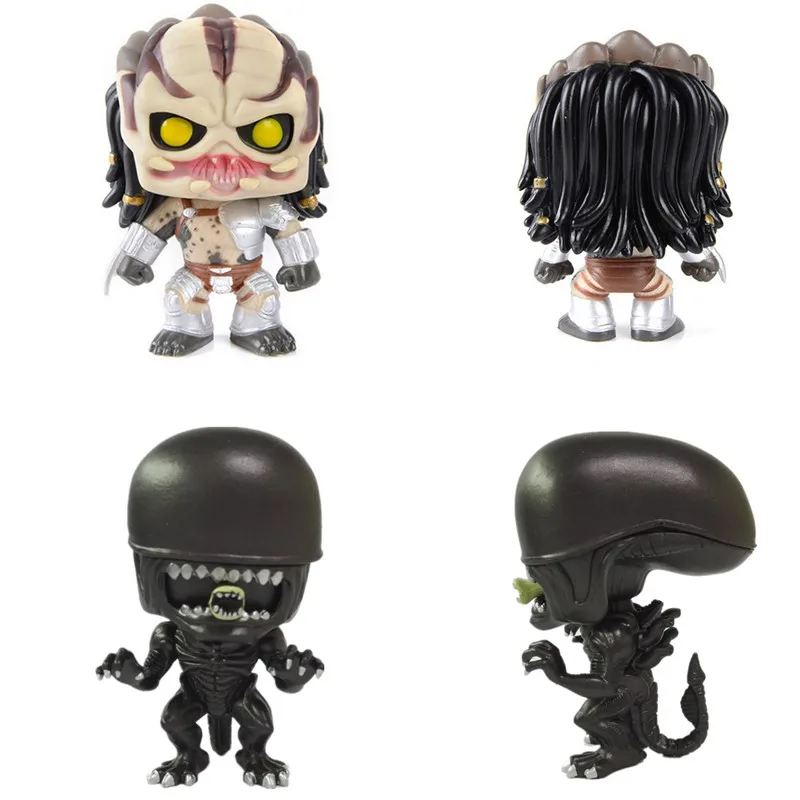 

Lensple 4" Horror Movies Predator vs Aliens Vinyl Action Figure Toys Gift Model In Stock