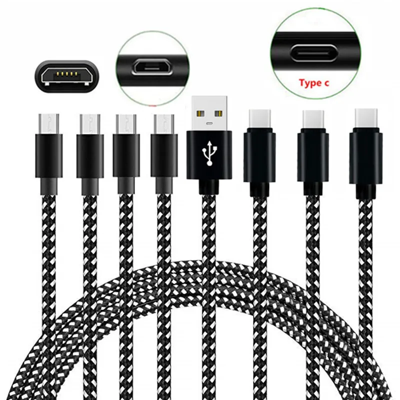 Кабель Micro usb Type C для Xiaomi Mi 9 Redmi Note 7 6 pro Nokia 8 PureView 3 1 5 Plus Oukitel C8 alcatel 5v быстрая
