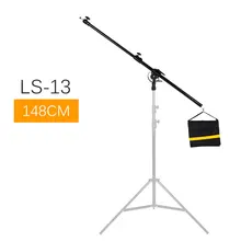 84 148 cm 33 " 58" Pro Studio Foto Teleskop Boom Arm Top Licht mit Sandsack für speedlite 10 kg Lade Kapazität