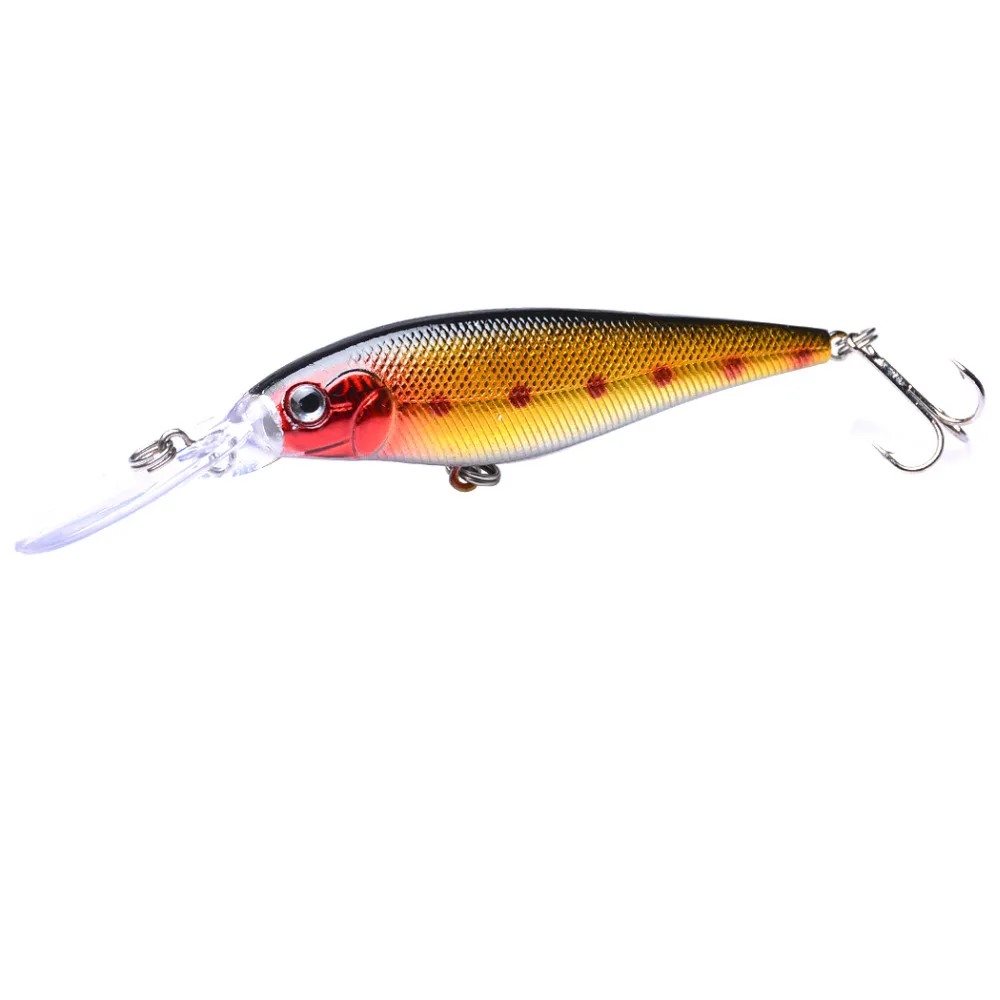 

1Pcs Fishing Lure 11CM 10G Float Hard Bait Minnow streak Fishing lures Bass Fresh water hook diving perch wobbler fish
