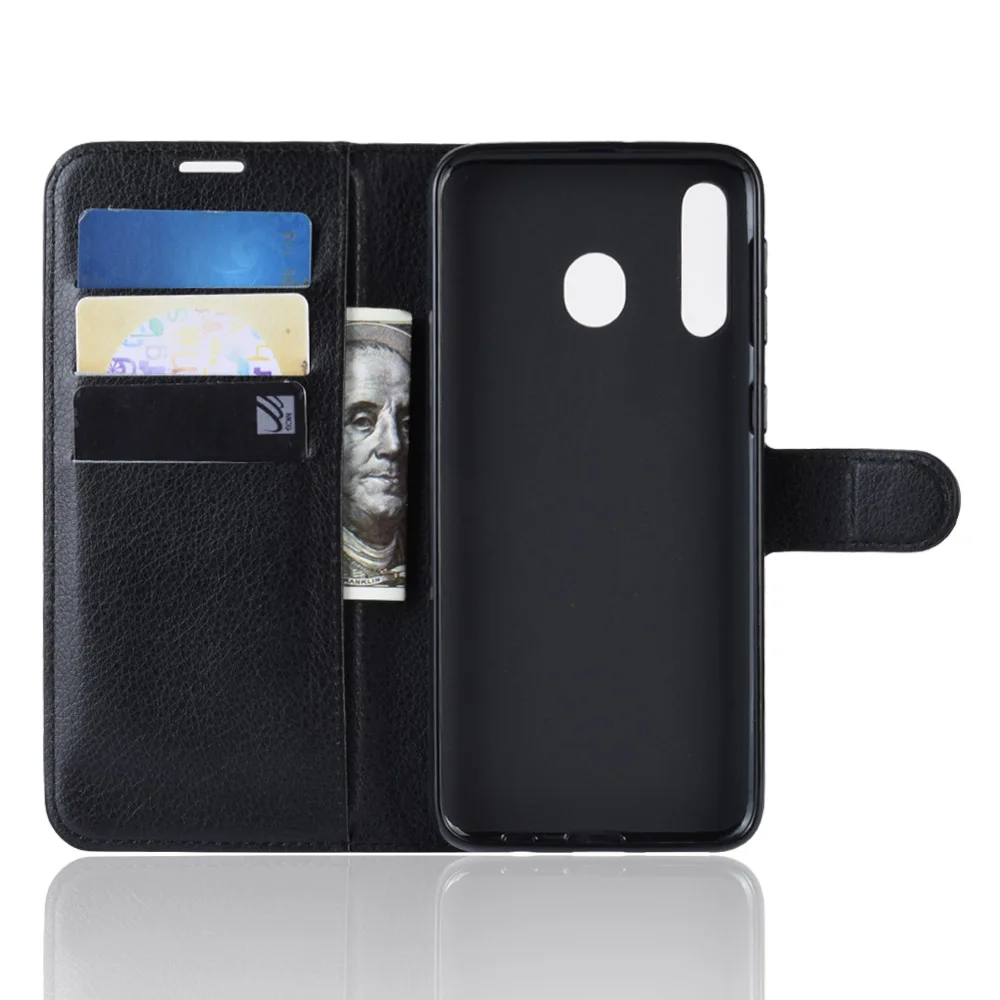 Чехол для телефона SAMSUNG Galaxy M30 M20 M10 откидная задняя крышка из искусственной кожи с