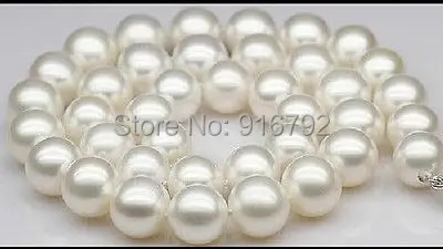 

Wholesale>PRETTY 18"JAPANESE AKOYA PERFECT 9- 10MM WHITE PEARL NECKLACE