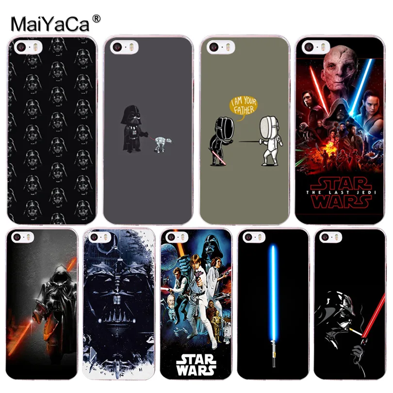 

MaiYaCa star wars transpaarent soft tpu phone case cover for iPhone 8 7 6 6S Plus X xs max xr 5 5S SE 5C 4 4S case