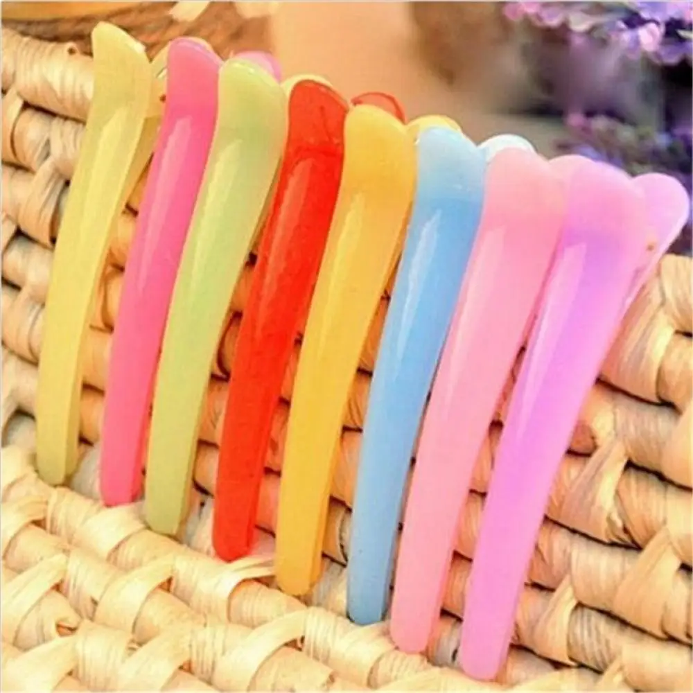 

TOPHOT 3Pcs Plastic Hair Clips Professional Hairdressing Sectioning Clips Crocodile Hairpins Salon Hair Care Styling Tools