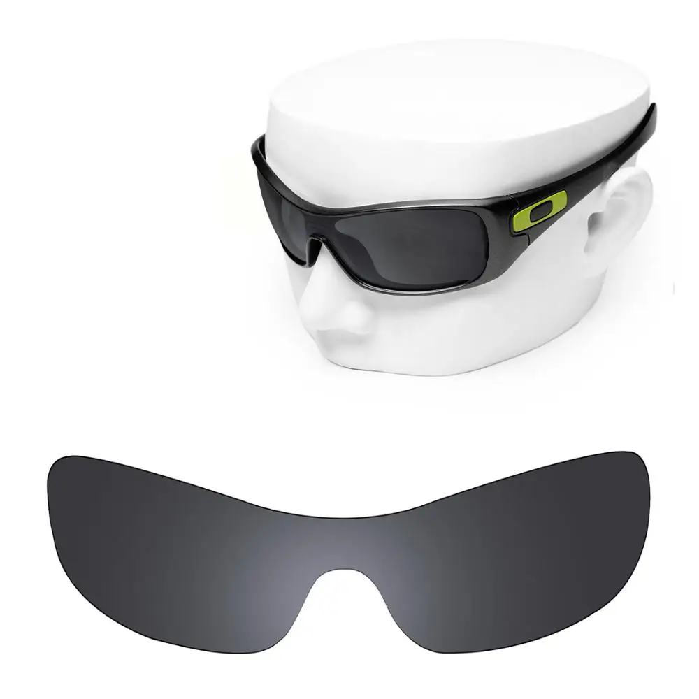 

OOWLIT Polarized Replacement Lenses of Black for-Oakley Antix Sunglasses