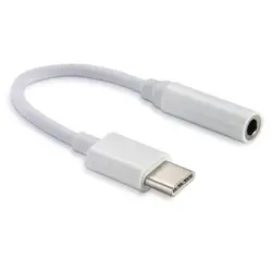 1 шт. тип-c до 3,5 мм адаптер для наушников Usb 3,1 Тип C USB-C Мужской до 3,5 AUX аудиоразъем типа мама для Letv