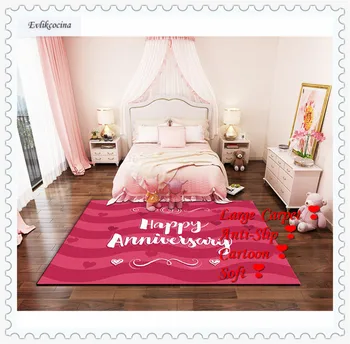 

Free Shipping Rose Color Princesse Carpet Home Area Rug Floor Mat Living Room Moqueta Suelo Bedroom Tapete Para Sala Alfombra