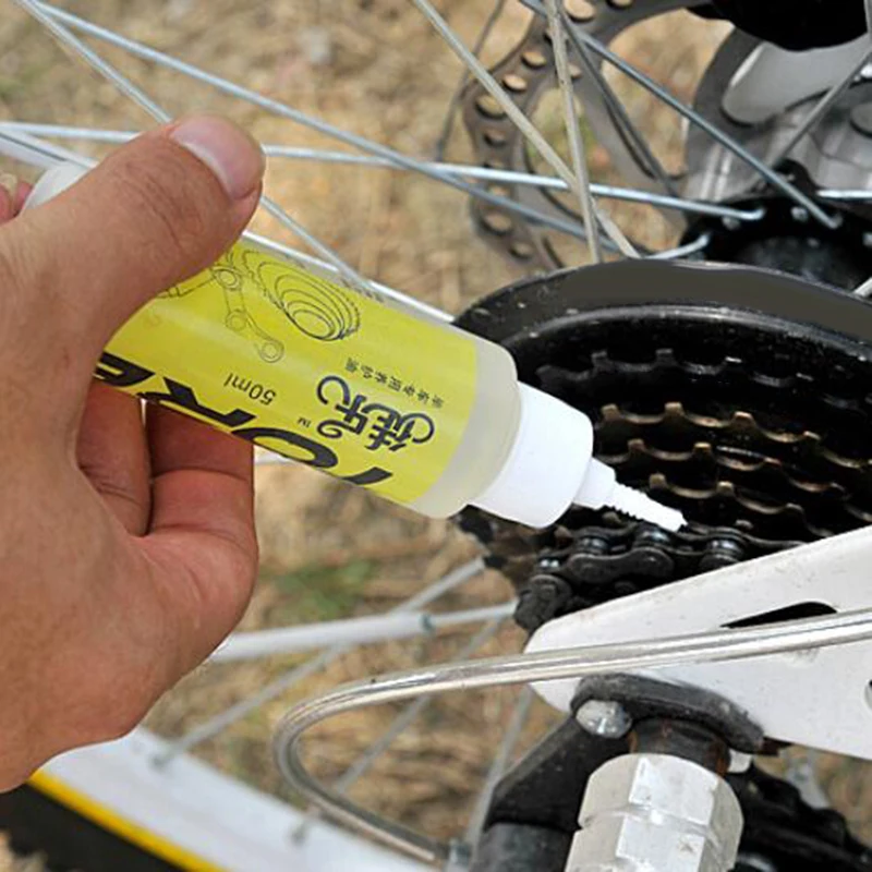Очистка 50 мл цепи масла обезжириватель ржавчины удаления смазки маховик велосипедные инструменты