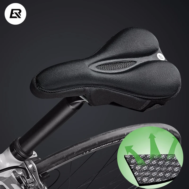 ROCKBROS Breathable MTB Bicycle Saddle Cycling Sports Soft Cushion Seat